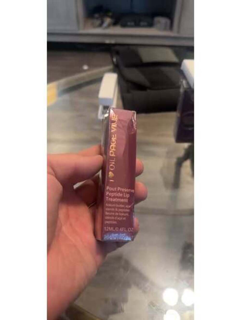 I OIL PAGE VINE Pout Preserve Peptide Lip Treatment 12ML